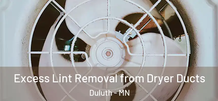 Excess Lint Removal from Dryer Ducts Duluth - MN